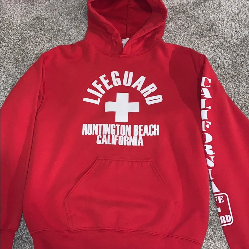 Huntington Beach lifeguard hoodie